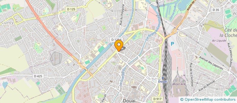 localisation de l'entreprise EURL LE PIZZAIOLO à DOUAI