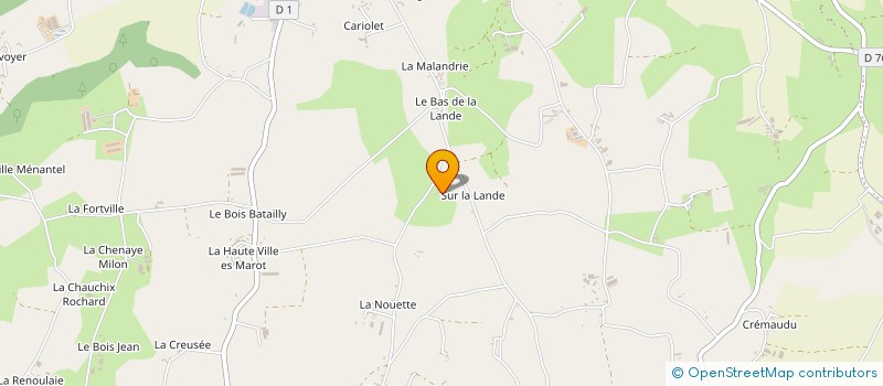 localisation de l'entreprise EURL LE RAY DANIEL à LE MENE