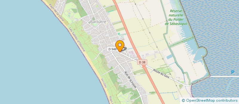 localisation de l'entreprise EURL LE RELAIS DE L ILE  BARBATRE