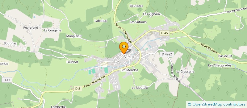 localisation de l'entreprise EURL LE RENAISSANCE à VERGT