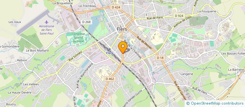localisation de l'entreprise EURL LE RESTO DU 120 à FLERS