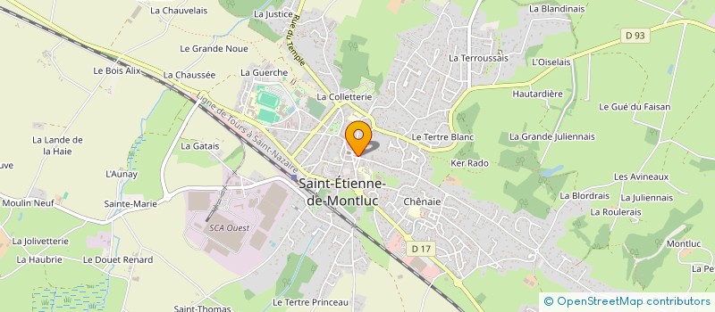localisation de l'entreprise EURL LE RETRO à SAINT-ETIENNE-DE-MONTLUC