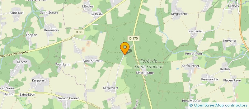 localisation de l'entreprise EURL LE ROUX PATRIMOINE  MERLEVENEZ