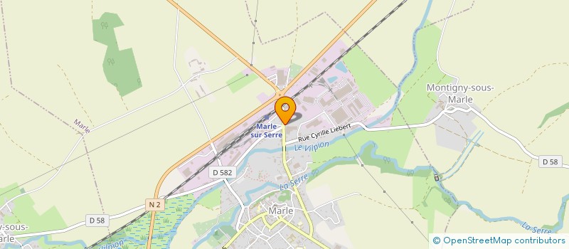 localisation de l'entreprise EURL LE SAINT NICOLAS  MARLE