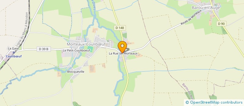 localisation de l'entreprise EURL LE SALON BY KETTY  MORTEAUX-COULIBUF