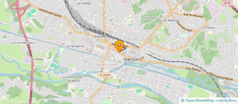 localisation de l'entreprise EURL LE SELECT  VIERZON