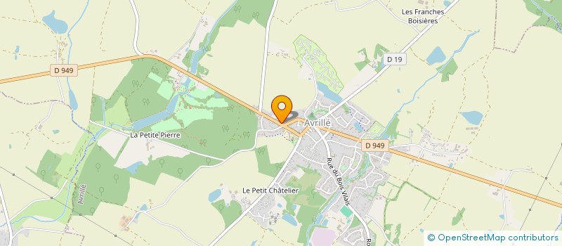 localisation de l'entreprise EURL LE SOFT  AVRILLE