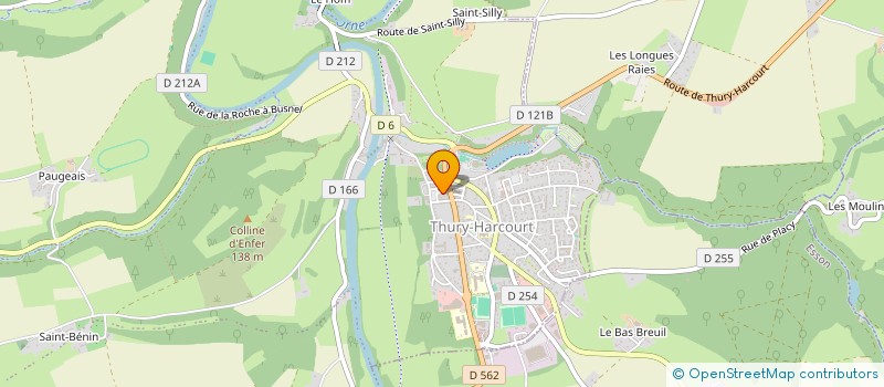 localisation de l'entreprise EURL LE SOULIER D EMILY à THURY-HARCOURT-LE-HOM