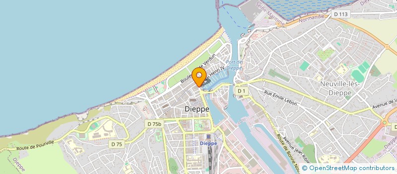 localisation de l'entreprise EURL LE SUISSE  DIEPPE