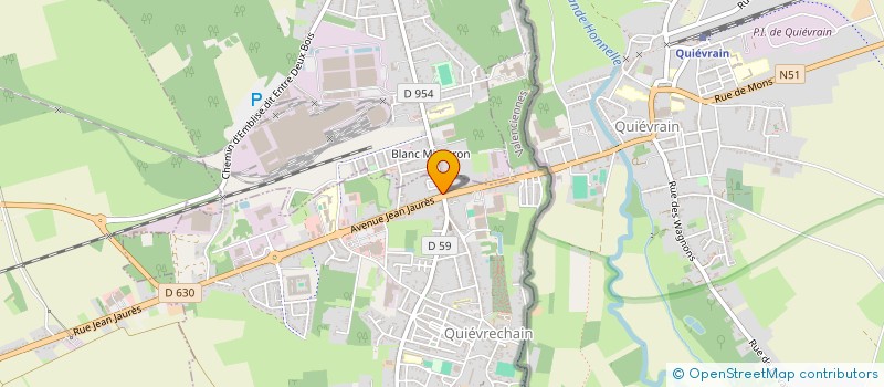 localisation de l'entreprise EURL LE TOURBILLON  QUIEVRECHAIN