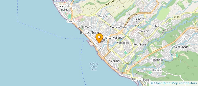 localisation de l'entreprise EURL LE TOURISTE à BASSE-TERRE