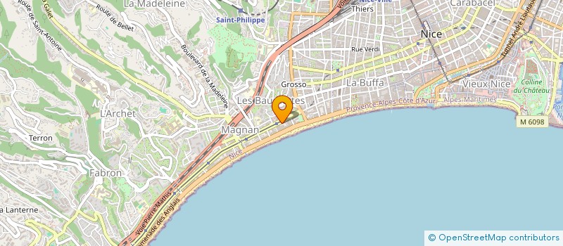 localisation de l'entreprise EURL LE TROPIC à NICE