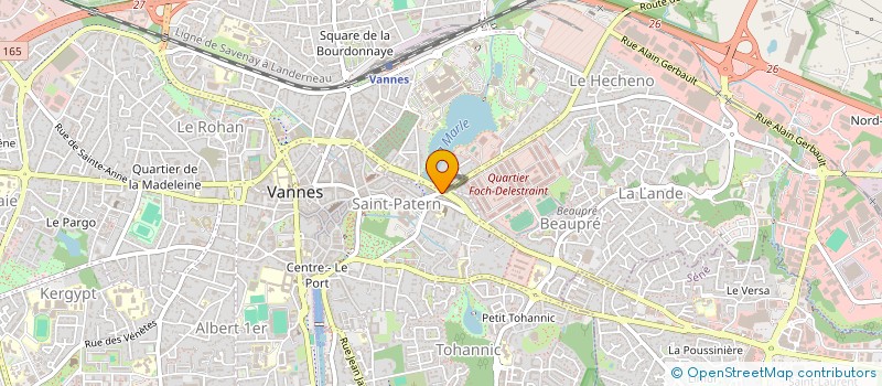 localisation de l'entreprise EURL LE VERDUN à VANNES