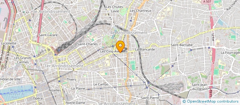 localisation de l'entreprise EURL LE VOUEDEC à MARSEILLE