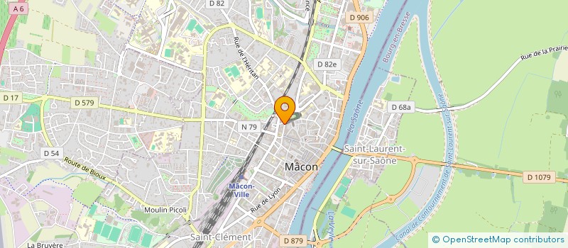 localisation de l'entreprise EURL LE XV A VIN à MACON