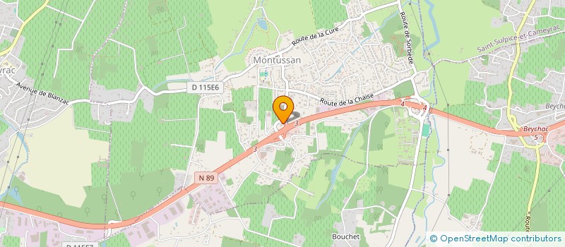 localisation de l'entreprise EURL LEALEO  MONTUSSAN