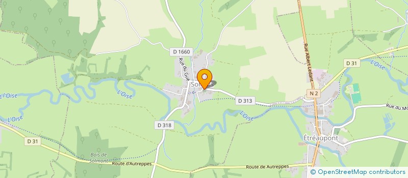 localisation de l'entreprise EURL LEBEGUE JOEL  SORBAIS