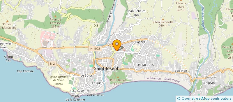 localisation de l'entreprise EURL LEBON CARRY à SAINT-JOSEPH