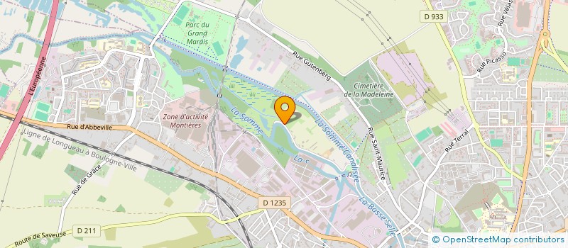 localisation de l'entreprise EURL LEBON ROMUALD  AMIENS