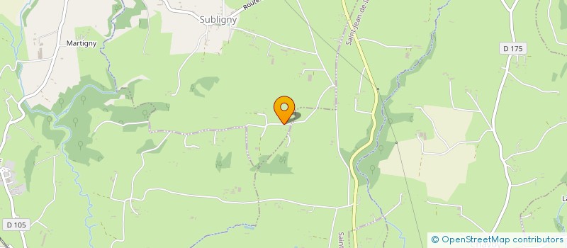 localisation de l'entreprise EURL LEBOURDAIS  SUBLIGNY