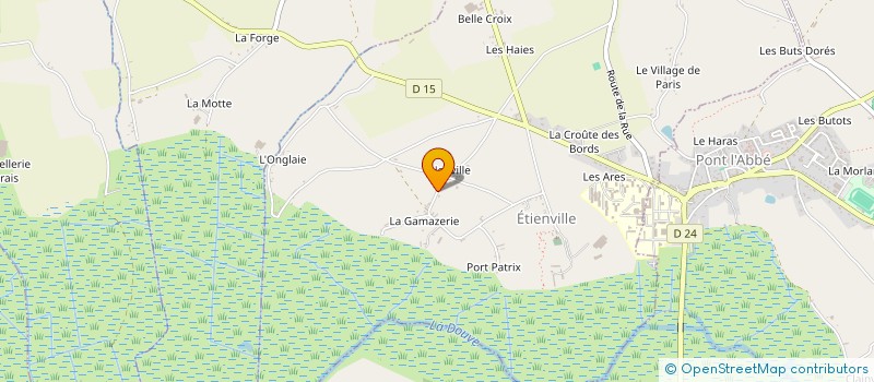 localisation de l'entreprise EURL LECHEVALIER THIERRY  ETIENVILLE