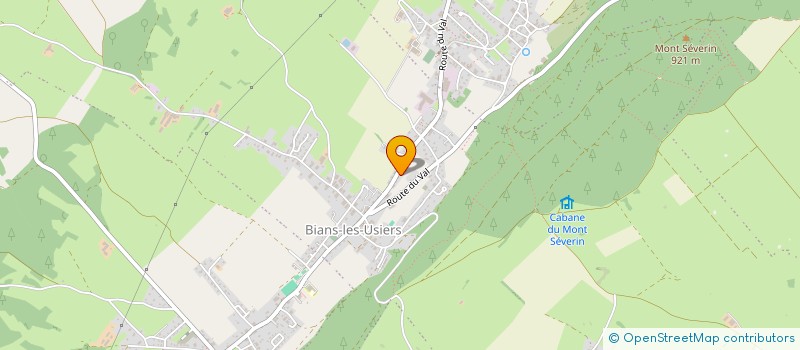 localisation de l'entreprise EURL LECHINE JANNY  VAL D'USIERS