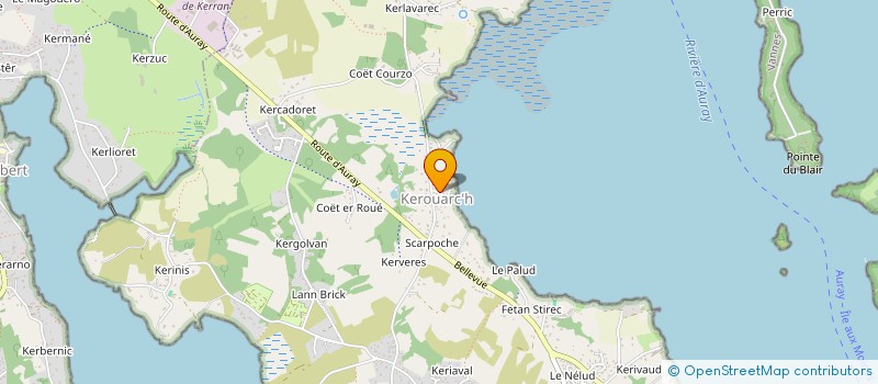 localisation de l'entreprise EURL LECLERC DIDIER  LOCMARIAQUER