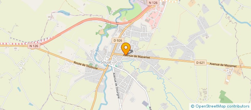 localisation de l'entreprise EURL LECOCQ  SOUAL