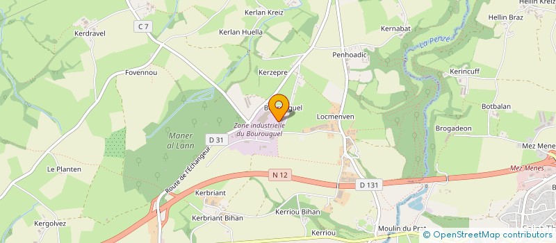 localisation de l'entreprise EURL LEFEVRE  GUICLAN