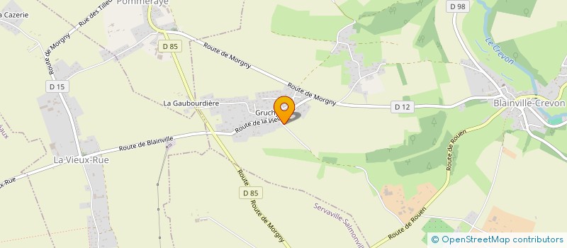 localisation de l'entreprise EURL LEFORT ELAGAGE  BLAINVILLE-CREVON