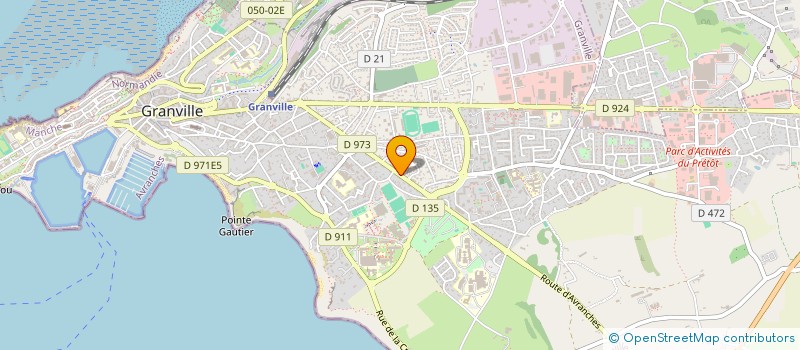 localisation de l'entreprise EURL LEGALLET DEVAIN PEINTURE  GRANVILLE