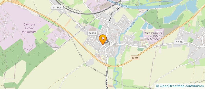 localisation de l'entreprise EURL LEGRAND CELINE  THIANT