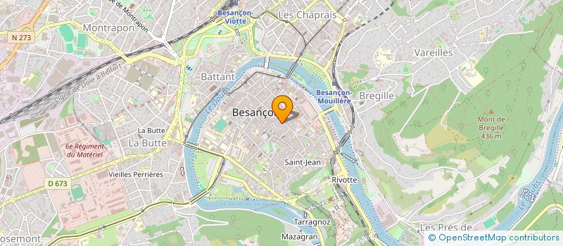 localisation de l'entreprise EURL LEGROS à BESANCON
