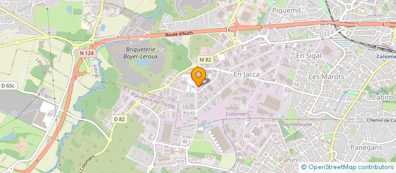 localisation de l'entreprise EURL LEHMANN à COLOMIERS