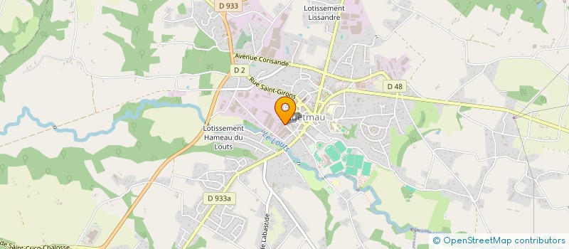 localisation de l'entreprise EURL LEHUEDE CUISINIER TRAITEUR  HAGETMAU