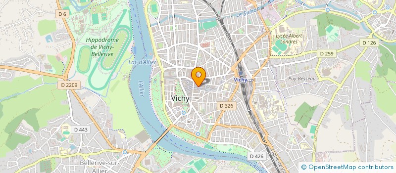 localisation de l'entreprise EURL LEITMOTIV à VICHY