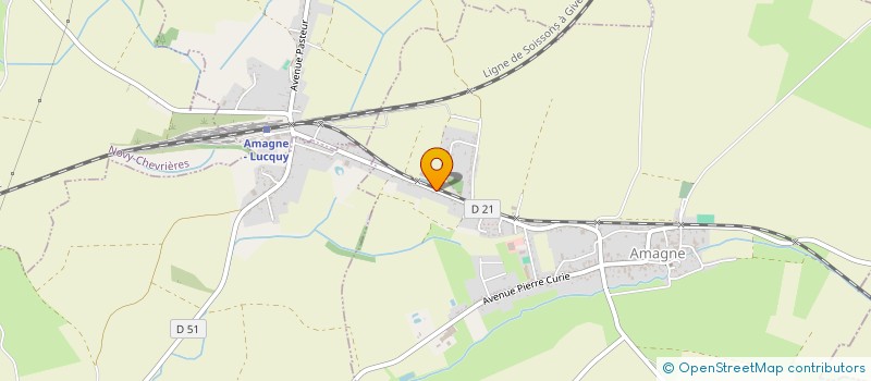 localisation de l'entreprise EURL LELARGE  NOVY-CHEVRIERES