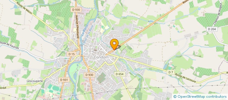 localisation de l'entreprise EURL LEMAIRE  CONDOM