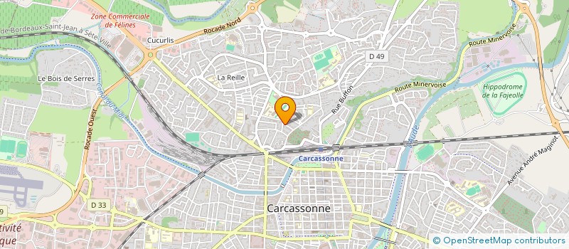 localisation de l'entreprise EURL LEMAIRE  CARCASSONNE