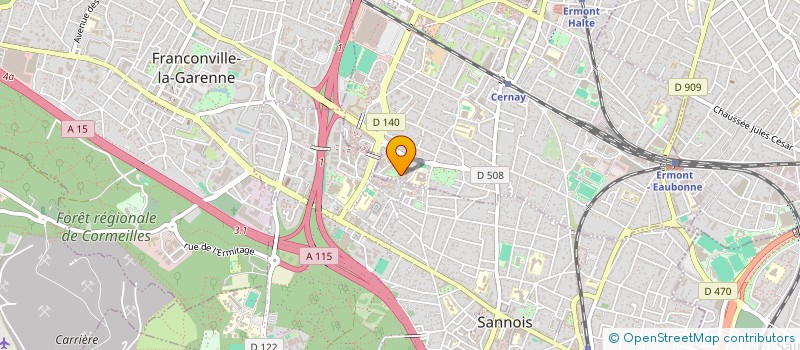 localisation de l'entreprise EURL LEMARIE à ERMONT