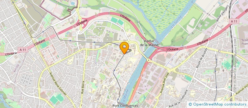 localisation de l'entreprise EURL LEMOUSSU ARCHITECTE PAYSAGISTE à ANGERS