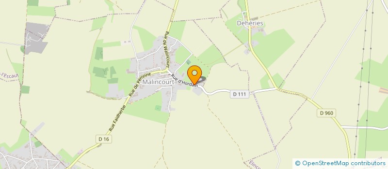 localisation de l'entreprise EURL LENOIR JEAN  MALINCOURT