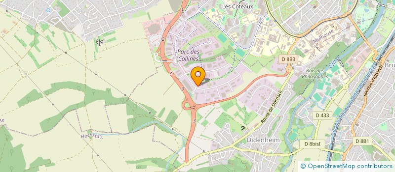 localisation de l'entreprise EURL LEON HARFENIST  BRUNSTATT-DIDENHEIM