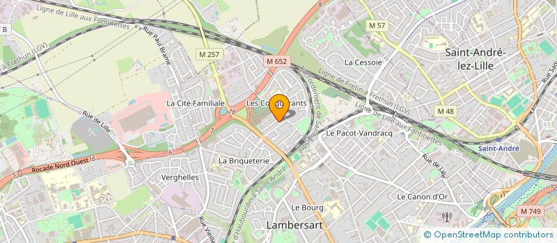 localisation de l'entreprise EURL LEONIE BECUWE à LAMBERSART
