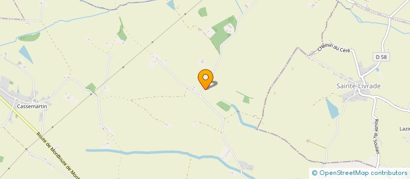 localisation de l'entreprise EURL LERAN  L ISLE JOURDAIN