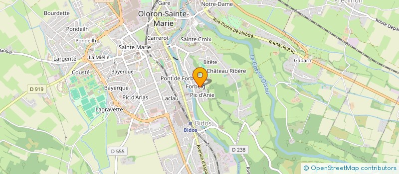 localisation de l'entreprise EURL LEROY  OLORON-SAINTE-MARIE