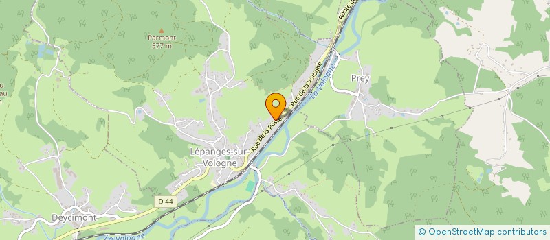 localisation de l'entreprise EURL LEROY LUDOVIC  LEPANGES-SUR-VOLOGNE