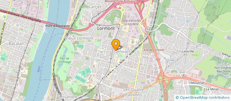 localisation de l'entreprise EURL LES 2 FRERES à LORMONT