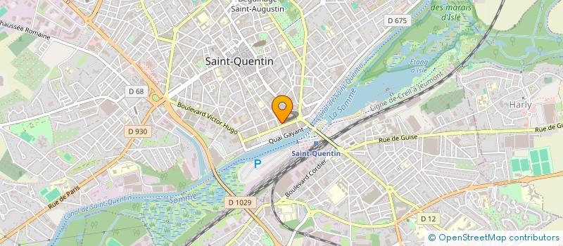 localisation de l'entreprise EURL LES APPROS DU PRO à SAINT-QUENTIN