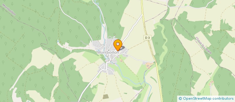 localisation de l'entreprise EURL LES ATELIERS DES SENS  MONTBOILLON